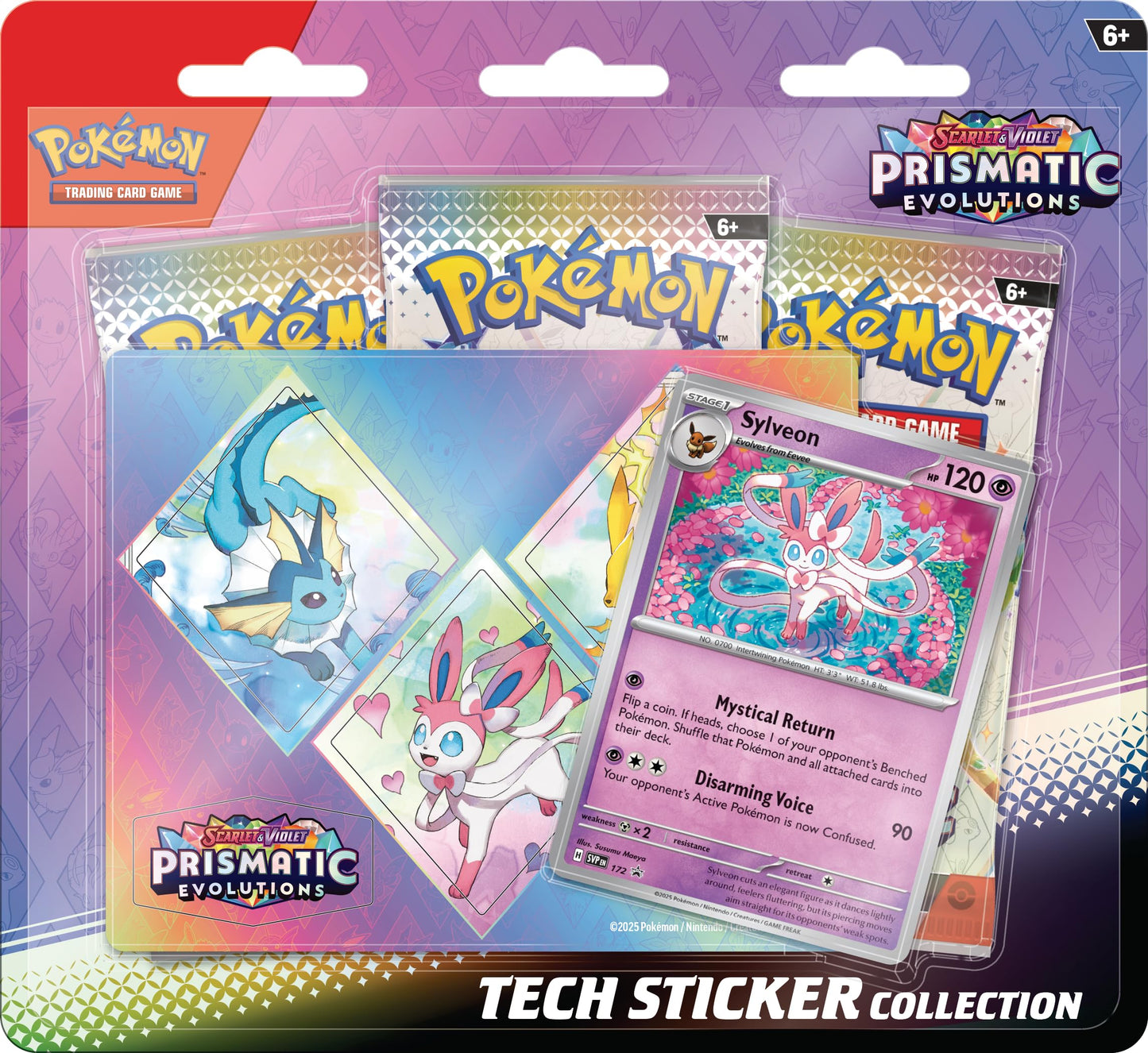 Pokémon TCG: Scarlet & Violet Tech Sticker Collection - Sylveon