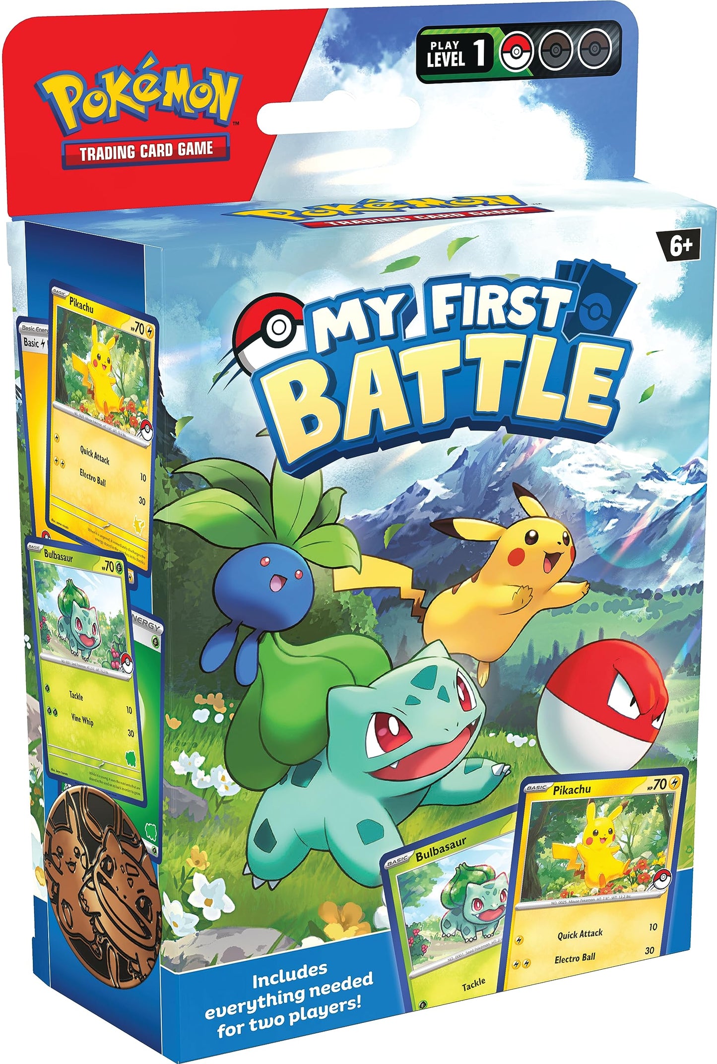 TCG: My First Battle - Pikachu and Bulbasaur (Starter Kit Including 2 Ready-to-Play Mini Decks & Accessories)