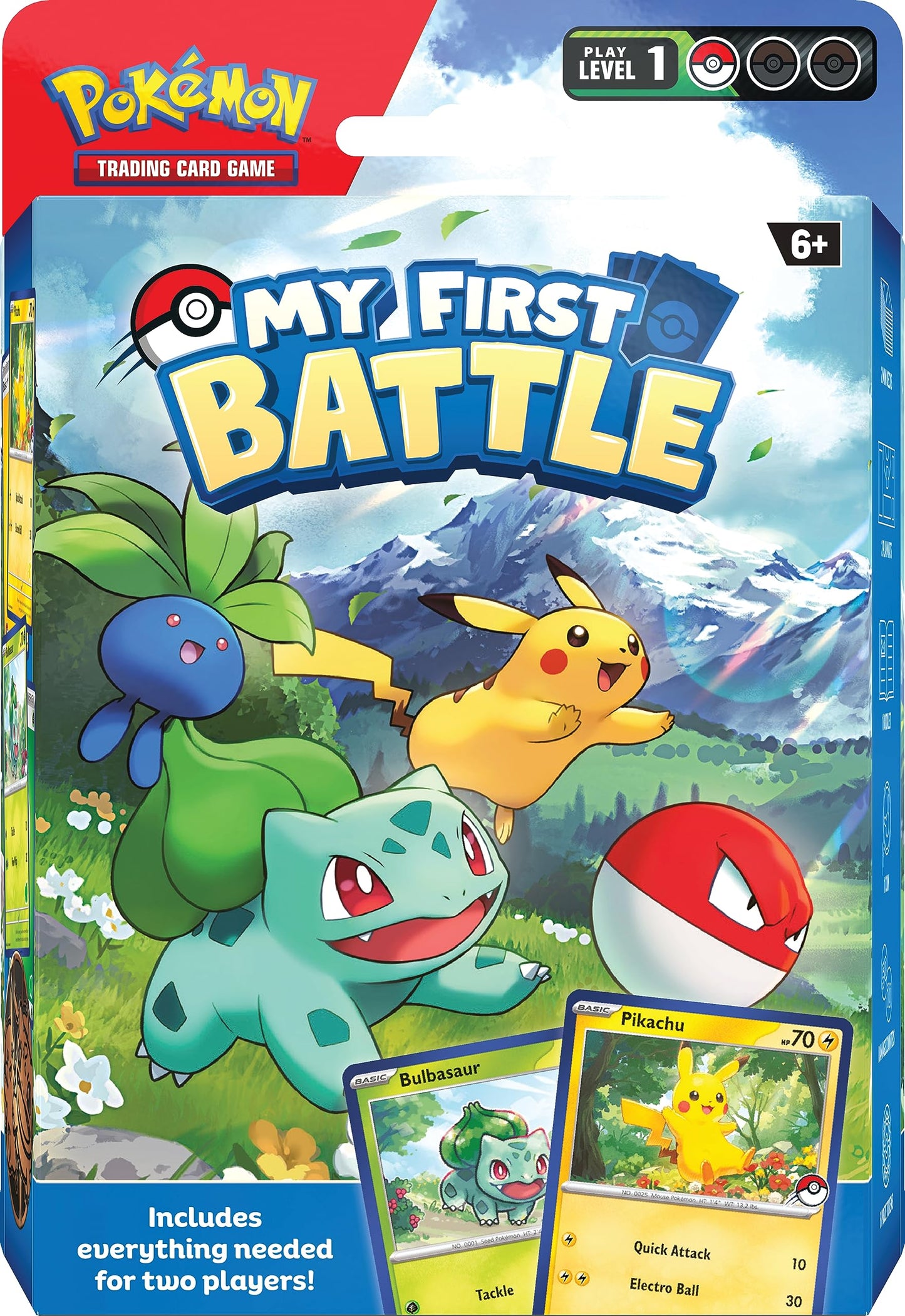 TCG: My First Battle - Pikachu and Bulbasaur (Starter Kit Including 2 Ready-to-Play Mini Decks & Accessories)