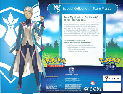 TCG: GO Special Collection - Team Mystic (1 Foil Promo Card, 1 Deluxe pin & 6 Booster Packs)