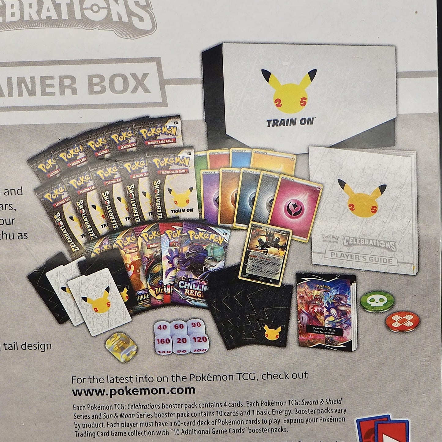 Pokémon 25th Anniversary Celebrations Elite Trainer Box, Multicolor, 290-80943