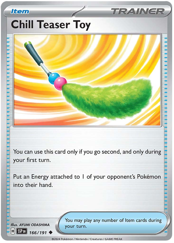 Pokemon Surging Sparks Card List - Chill Teaser Toy Surging Sparks Uncommon #166/191