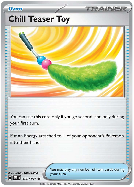 Pokemon Surging Sparks Card List - Chill Teaser Toy Surging Sparks Uncommon #166/191