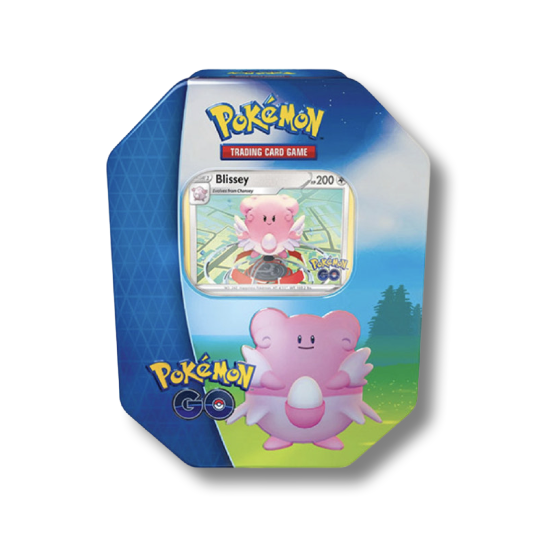 Pokémon TCG: Pokémon GO Tin - Blissey (2 Foil Cards & 4 Booster Packs)