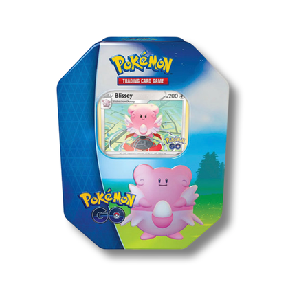 Pokémon TCG: Pokémon GO Tin - Blissey (2 Foil Cards & 4 Booster Packs)