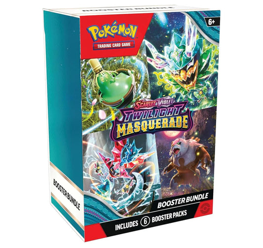 Pokemon TCG: Scarlet & Violet - Twilight Masquerade Booster Bundle (6 Boosters)