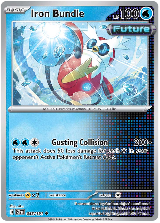 Pokemon Surging Sparks Card List - Iron Bundle Surging Sparks Uncommon #055/191