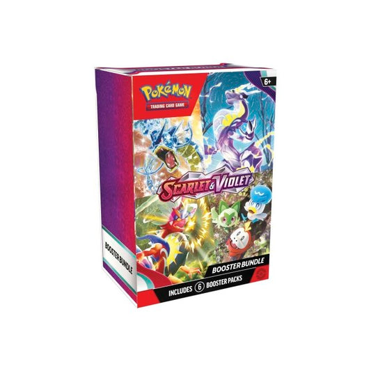 Pokemon TCG: Scarlet and Violet Booster Bundle (6 Booster Packs)