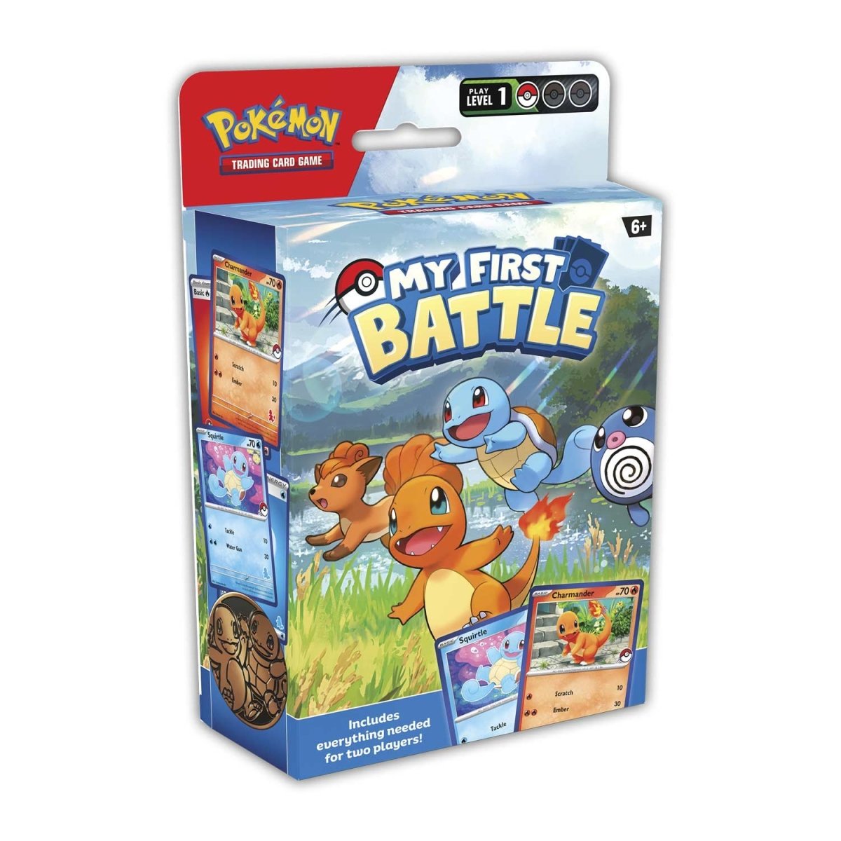 Pokemon TCG: My First Battle - Charmander and Squirtle (2 ready-to-play mini decks & accessories)