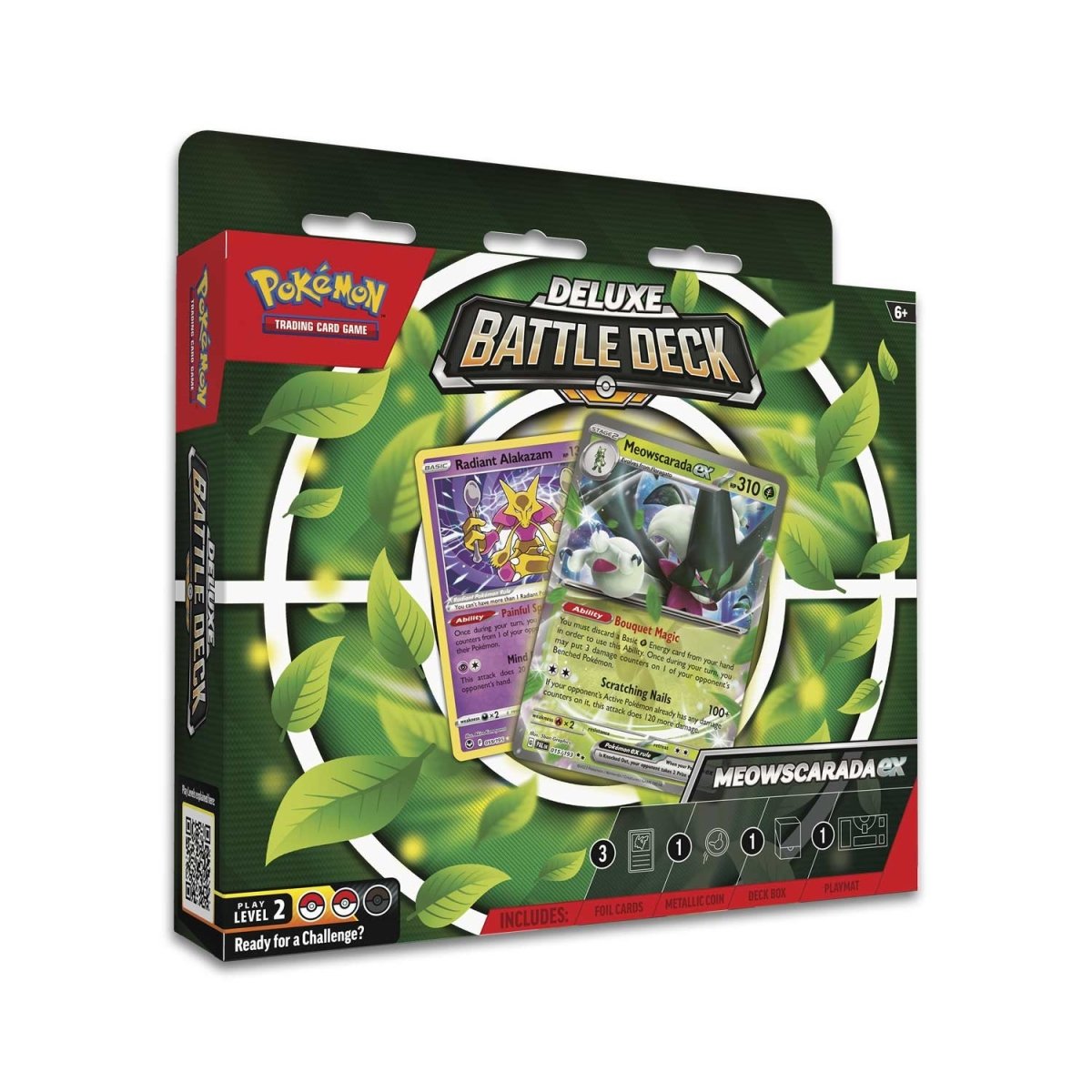 Pokemon TCG: Meowscarada ex Deluxe Battle Deck (Ready-to-Play 60-Card Deck & Accessories)