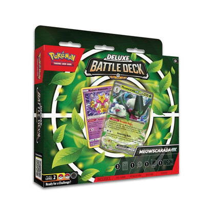 Pokemon TCG: Meowscarada ex Deluxe Battle Deck (Ready-to-Play 60-Card Deck & Accessories)