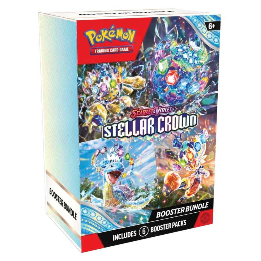 Pokemon TCG: Scarlet & Violet - Stellar Crown Booster Bundle (6 Booster Packs)