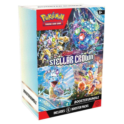 Pokemon TCG: Scarlet & Violet - Stellar Crown Booster Bundle (6 Booster Packs)