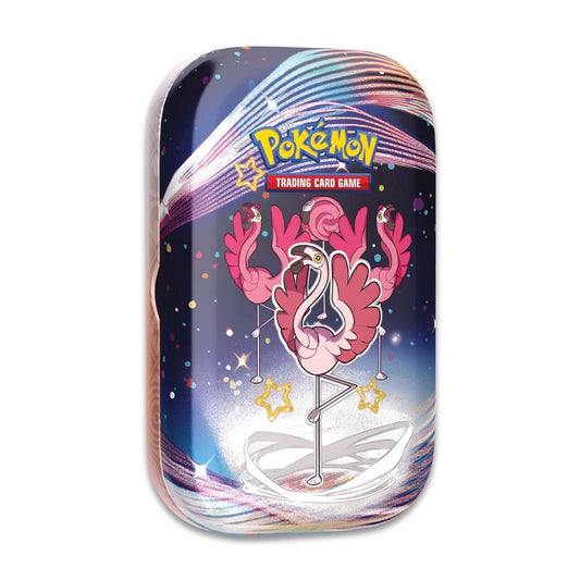 Pokemon TCG: Scarlet & Violet - Paldean Fates Mini Tin  -  Flamigo (2 Booster Packs, 1 Sticker & 1 Art Card)