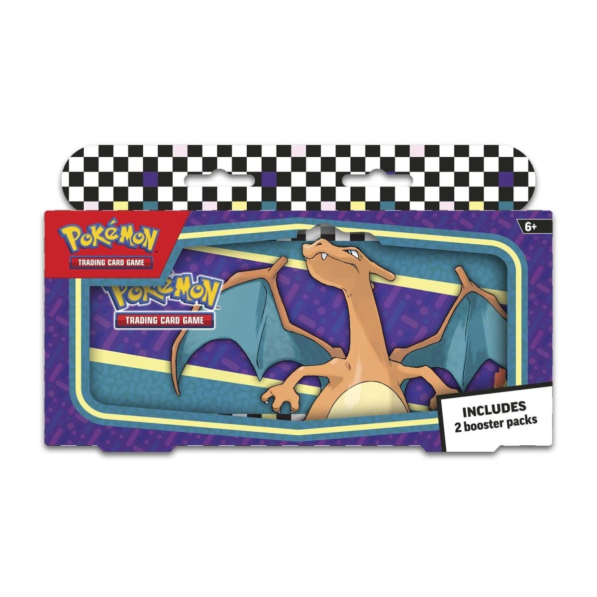 Pokemon TCG: Back to School Pencil Case  -  Charizard (Tin & 2 Booster Packs)