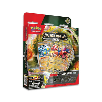 Pokemon TCG: Koraidon ex Deluxe Battle Deck (Ready-to-play 60-card deck & Accessories)