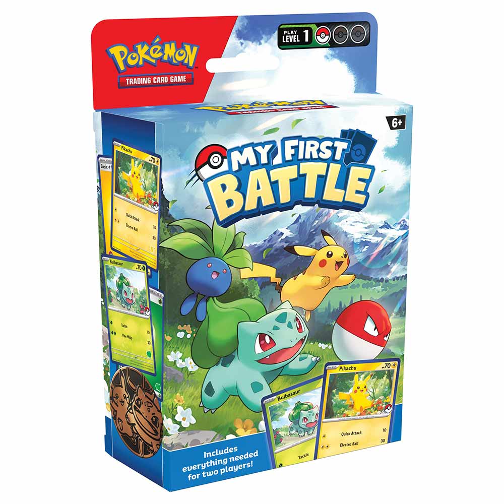 TCG: My First Battle - Pikachu and Bulbasaur (Starter Kit Including 2 Ready-to-Play Mini Decks & Accessories)