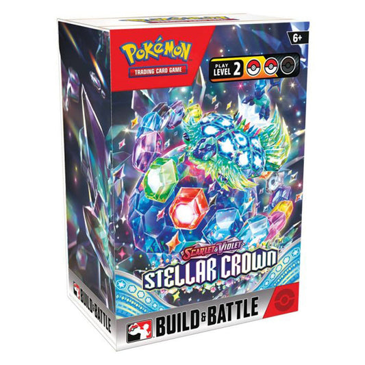 Pokemon TCG Scarlet & Violet 7 Stellar Crown Build & Battle Box