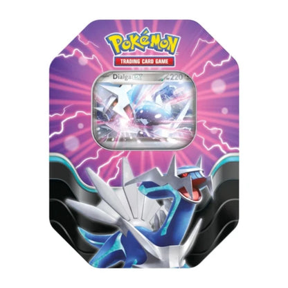 Pokémon TCG: Azure Legends Tin – Dialga ex (4 Booster Packs & 1 Foil Promo Card)