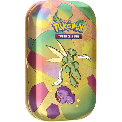 TCG: Scarlet & Violet - 151 Mini Tin - Scyther (2 Booster Packs, 1 Coin & 1 Art Card)