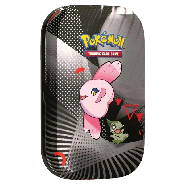 Pokémon TCG: Unova Mini Tin – Alomomola & Axew (2 Booster Packs & 1 Sticker Card)