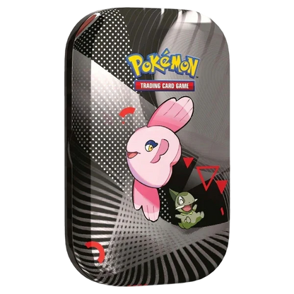 Pokémon TCG: Unova Mini Tin – Alomomola & Axew (2 Booster Packs & 1 Sticker Card)