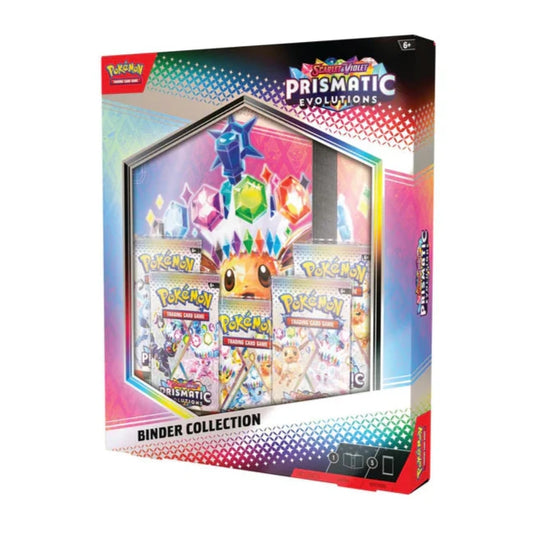 Pokemon TCG: Scarlet & Violet - Prismatic Evolutions Binder Collection (Binder with 378 Pockets & 5 Booster Packs)