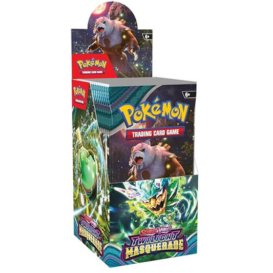 Pokemon TCG: Scarlet & Violet - Twilight Masquerade Booster Display Box (18 Boosters)