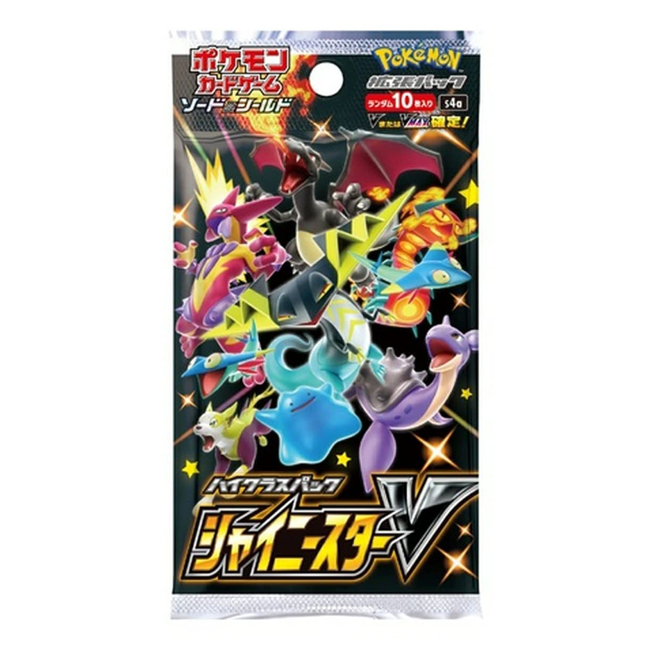 (1 Pack) Pokemon Card Game Japanese High Class Shiny Star V S4a Booster (10 Cards Per Pack)