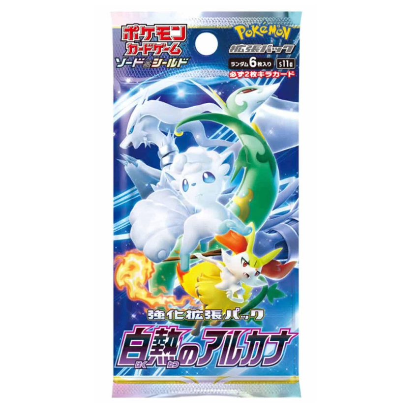 (1Pack) Pokemon Card Game Japanese Incandescent Arcana S11a Booster Pack (6 Cards Per Pack)