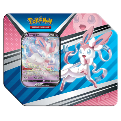 Pokemon Cards: 2022 Spring V Heroes Sylveon V Tin