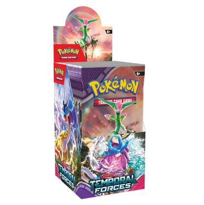 Pokemon TCG: Scarlet & Violet -  Temporal Forces Booster Display Box (18 Booster Packs)