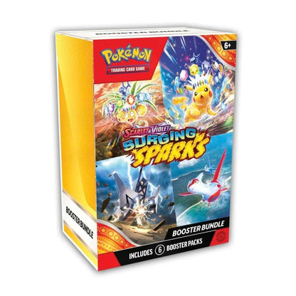 Pokemon TCG: Scarlet & Violet - Surging Sparks Booster Bundle (6 Booster Packs)