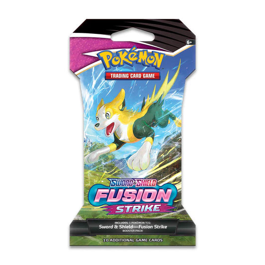 Pokemon TCG: Sword & Shield-Fusion Strike Sleeved Booster Pack (10 Cards)