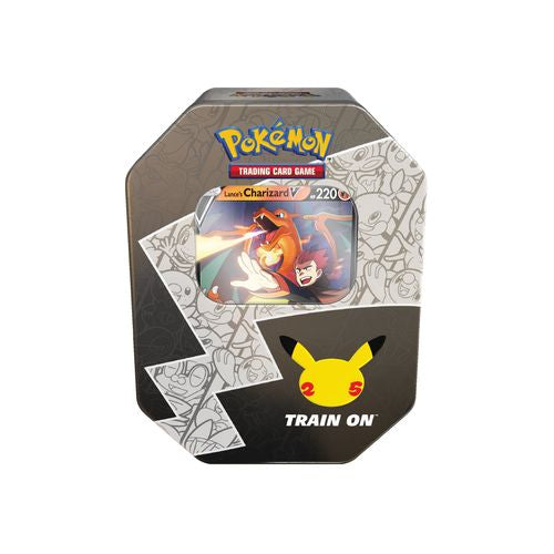 Pokemon Celebrations Tin Charizard (25th Anniv)