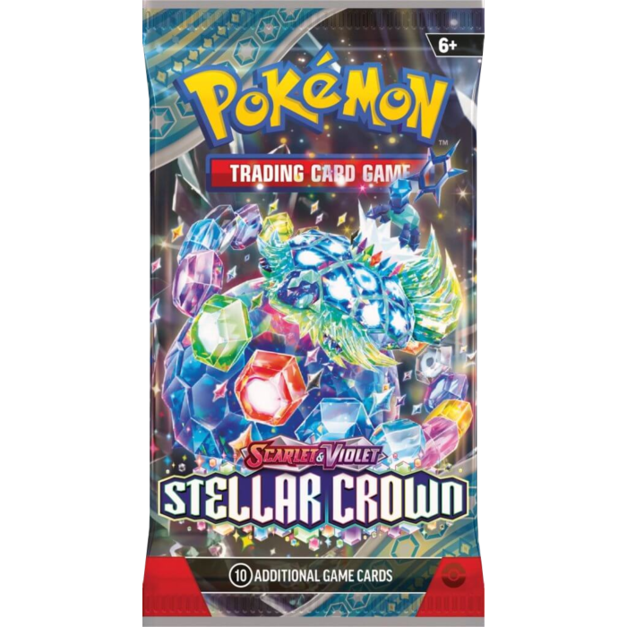 Pokemon TCG: Scarlet & Violet - Stellar Crown - Booster Pack (10 card pack)