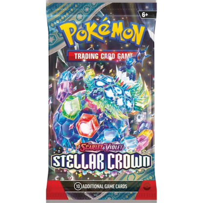 Pokemon TCG: Scarlet & Violet - Stellar Crown - Booster Pack (10 card pack)