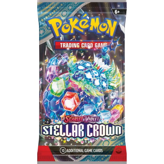 Pokemon TCG: Scarlet & Violet - Stellar Crown - Booster Pack (10 card pack)