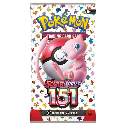 Pokemon 151 - Sealed Single Booster Pack - English - 10 Cards