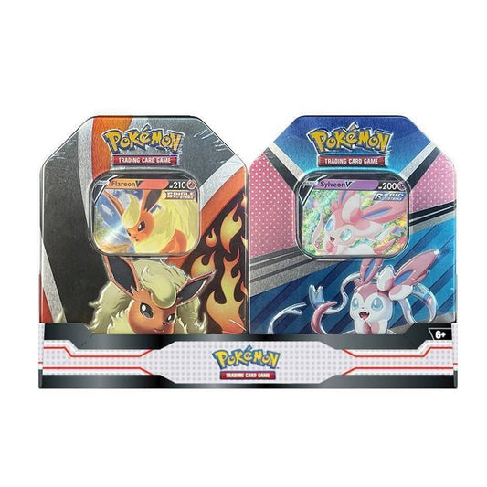 2023 Pokemon Flareon Sylveon Tin Bundle